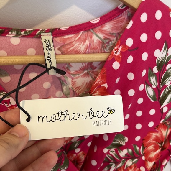 Mother bee maternity summer dress - Picture 3 of 10